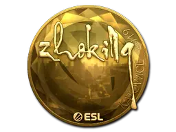 Sticker | zhokiNg (Gold) | Katowice 2019 Sticker | zhokiNg (Gold) | Katowice 2019