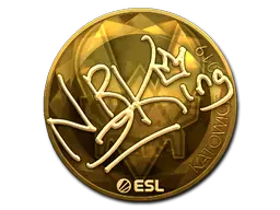 Sticker | NBK- (Gold) | Katowice 2019 Sticker | NBK- (Gold) | Katowice 2019