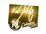 Sticker | kioShiMa (Gold) | Cologne 2015