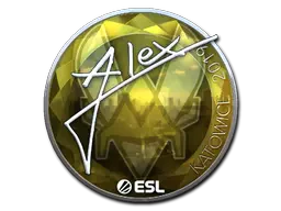 Sticker | ALEX (Foil) | Katowice 2019 Sticker | ALEX (Foil) | Katowice 2019