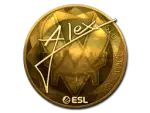 Sticker | ALEX (Gold) | Katowice 2019