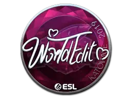 Sticker | WorldEdit (Foil) | Katowice 2019 Sticker | WorldEdit (Foil) | Katowice 2019