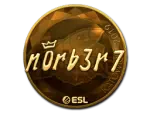 Sticker | n0rb3r7 (Gold) | Katowice 2019