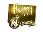 Sticker | Happy (Gold) | Cologne 2015