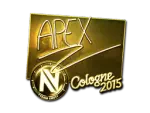 Sticker | apEX (Gold) | Cologne 2015
