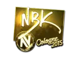 Sticker | NBK- (Gold) | Cologne 2015