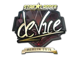 Sticker | device (Gold) | Berlin 2019 Sticker | device (Gold) | Berlin 2019