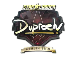 Sticker | dupreeh (Gold) | Berlin 2019 Sticker | dupreeh (Gold) | Berlin 2019