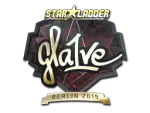 Sticker | gla1ve (Gold) | Berlin 2019
