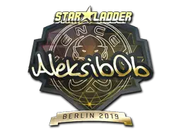 Sticker | Aleksib (Gold) | Berlin 2019 Sticker | Aleksib (Gold) | Berlin 2019