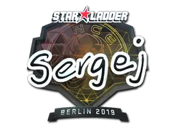 Sticker | sergej (Foil) | Berlin 2019 Sticker | sergej (Foil) | Berlin 2019