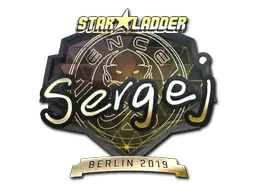Sticker | sergej (Gold) | Berlin 2019 Sticker | sergej (Gold) | Berlin 2019