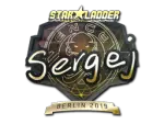 Sticker | sergej (Gold) | Berlin 2019