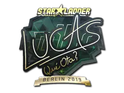 Sticker | LUCAS1 (Gold) | Berlin 2019 Sticker | LUCAS1 (Gold) | Berlin 2019