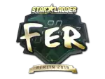Sticker | fer (Gold) | Berlin 2019