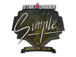 Sticker | s1mple | Berlin 2019 Sticker | s1mple | Berlin 2019
