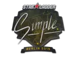 Sticker | s1mple | Berlin 2019