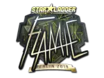 Sticker | flamie (Gold) | Berlin 2019