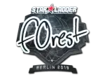 Sticker | f0rest (Foil) | Berlin 2019
