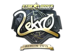 Sticker | Lekr0 (Gold) | Berlin 2019 Sticker | Lekr0 (Gold) | Berlin 2019