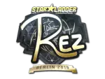 Sticker | REZ (Gold) | Berlin 2019