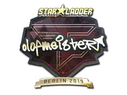 Sticker | olofmeister (Gold) | Berlin 2019 Sticker | olofmeister (Gold) | Berlin 2019