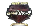 Sticker | olofmeister (Gold) | Berlin 2019