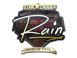 Sticker | rain (Gold) | Berlin 2019 Sticker | rain (Gold) | Berlin 2019