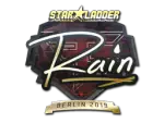Sticker | rain (Gold) | Berlin 2019