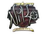 Sticker | NiKo (Gold) | Berlin 2019