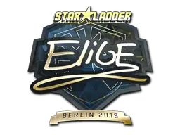 Sticker | EliGE (Gold) | Berlin 2019