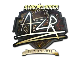 Sticker | AZR (Gold) | Berlin 2019 Sticker | AZR (Gold) | Berlin 2019