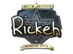Sticker | Rickeh (Gold) | Berlin 2019 Sticker | Rickeh (Gold) | Berlin 2019
