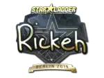 Sticker | Rickeh (Gold) | Berlin 2019