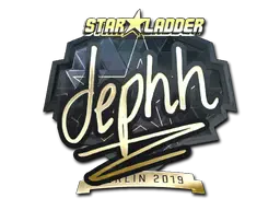 Sticker | dephh (Gold) | Berlin 2019 Sticker | dephh (Gold) | Berlin 2019