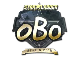 Sticker | oBo (Gold) | Berlin 2019