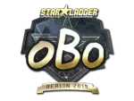 Sticker | oBo (Gold) | Berlin 2019