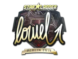 Sticker | loWel (Gold) | Berlin 2019