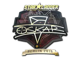 Sticker | oskar (Gold) | Berlin 2019