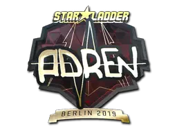 Sticker | AdreN (Gold) | Berlin 2019 Sticker | AdreN (Gold) | Berlin 2019