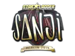 Sticker | SANJI (Gold) | Berlin 2019