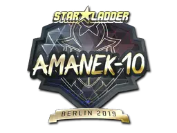 Sticker | AmaNEk (Gold) | Berlin 2019 Sticker | AmaNEk (Gold) | Berlin 2019