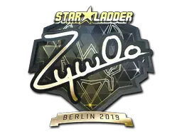 Sticker | ZywOo (Gold) | Berlin 2019 Sticker | ZywOo (Gold) | Berlin 2019