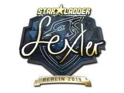 Sticker | dexter (Gold) | Berlin 2019 Sticker | dexter (Gold) | Berlin 2019