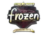Sticker | frozen (Gold) | Berlin 2019