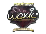 Sticker | woxic (Gold) | Berlin 2019