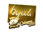 Sticker | byali (Gold) | Cologne 2015