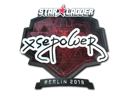 Sticker | xsepower (Foil) | Berlin 2019