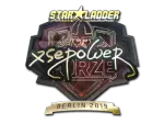 Sticker | xsepower (Gold) | Berlin 2019