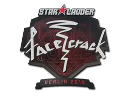 Sticker | facecrack | Berlin 2019 Sticker | facecrack | Berlin 2019